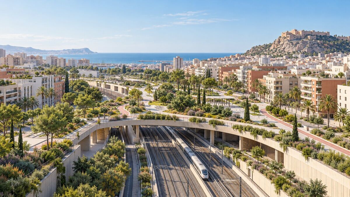 Alicante activa el convenio que coserá las vías del ferrocarril con el futuro Parque Central