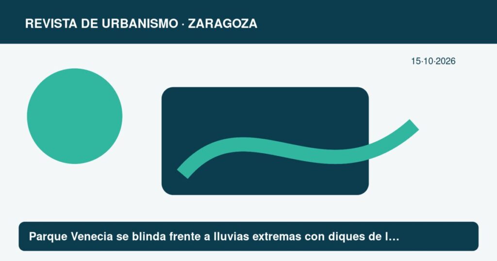 Parque Venecia se blinda frente a lluvias extremas con diques de laminación