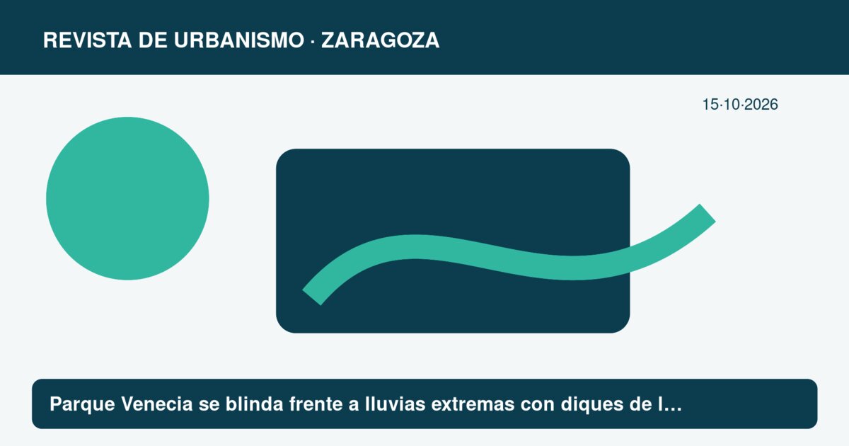 Parque Venecia se blinda frente a lluvias extremas con diques de laminación