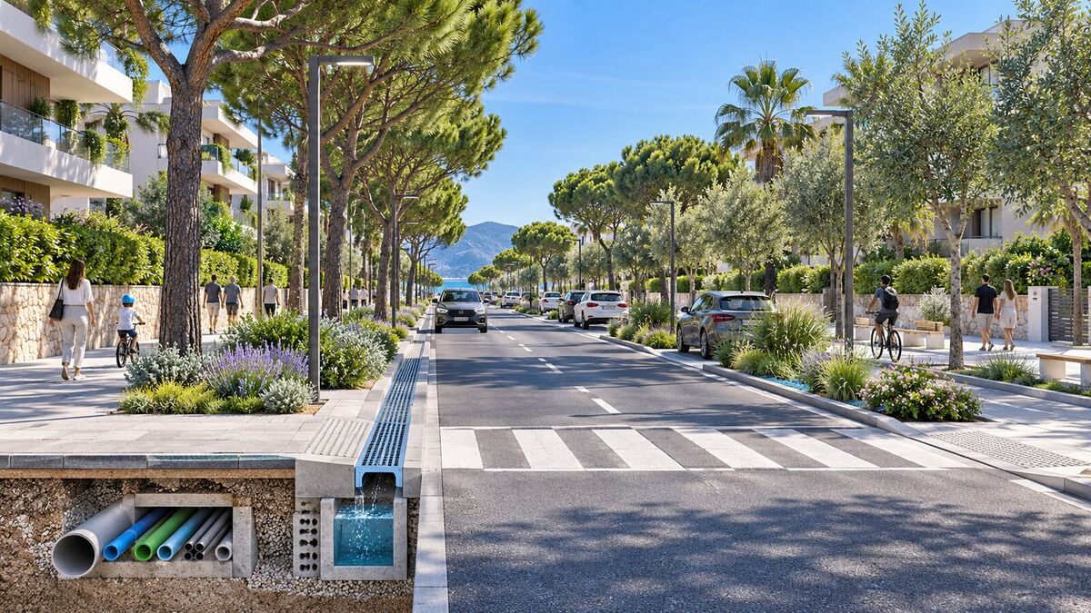 Castelldefels da un nuevo paso administrativo a la reurbanización de la calle Barcelona