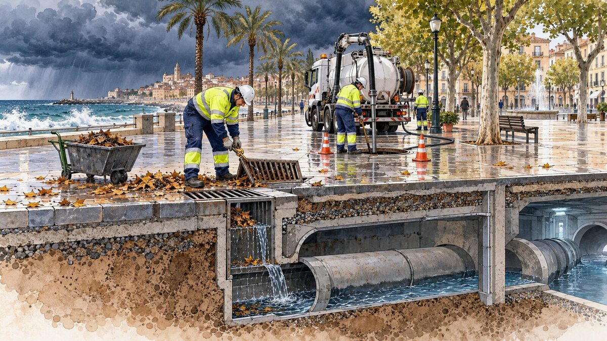 Marbella supera los 19.000 imbornales limpiados antes de la temporada de lluvias
