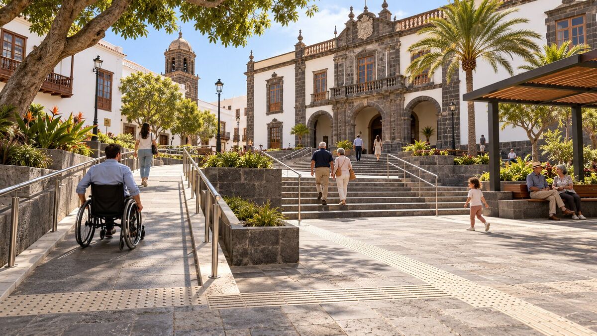 San Bartolomé licita por 692.000 euros la mejora accesible de la plaza León y Castillo