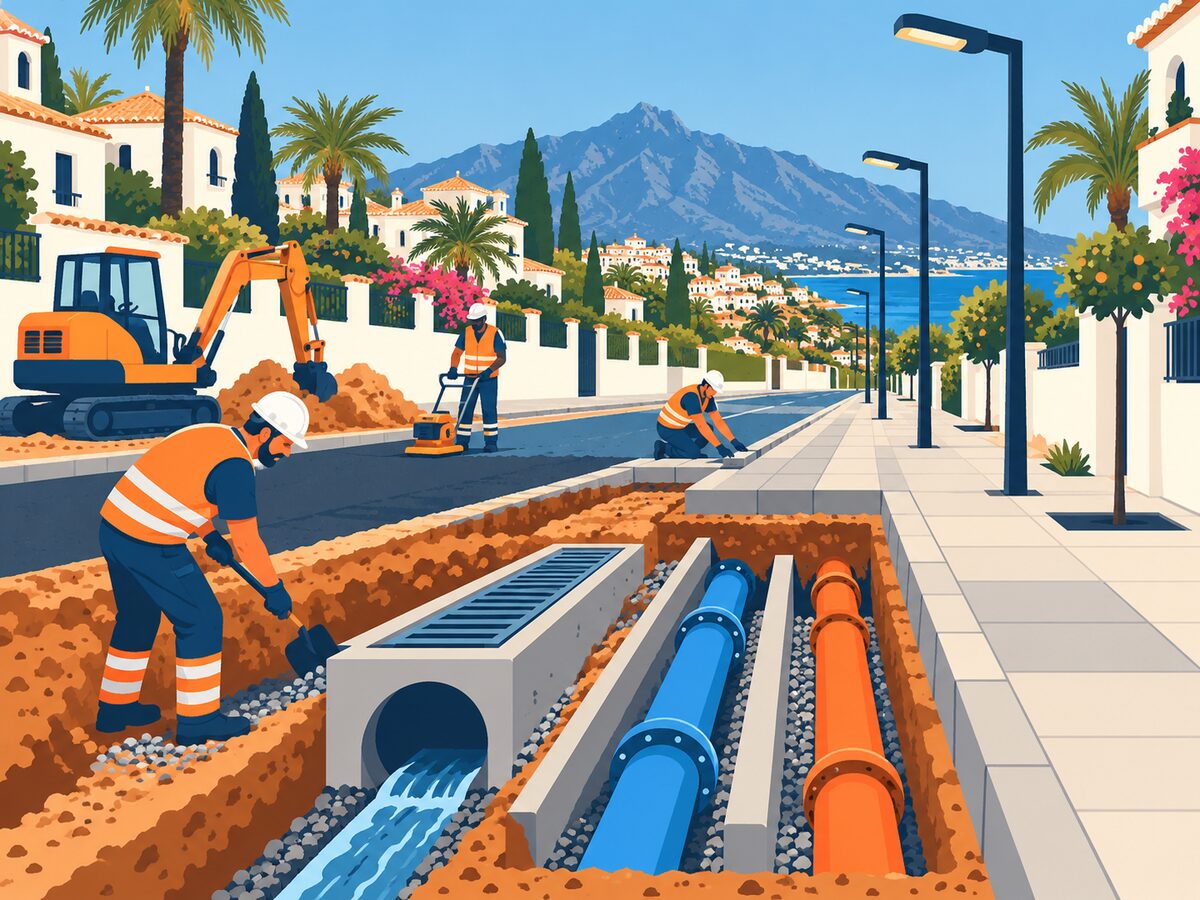 Marbella invierte más de 1,2 millones en renovar las infraestructuras de La Florida Sur