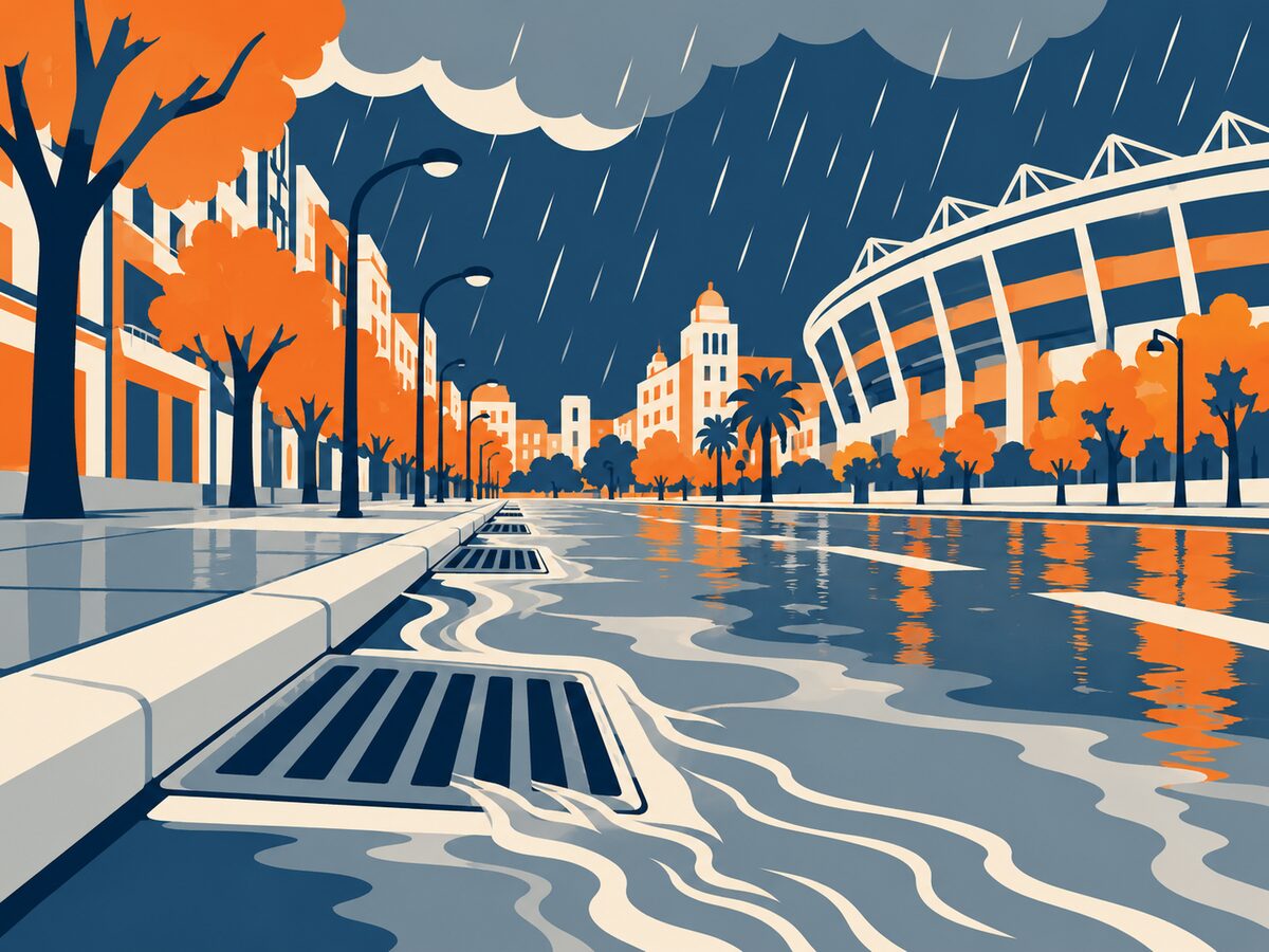 Valencia revisa los imbornales y colectores ante episodios de lluvia intensa