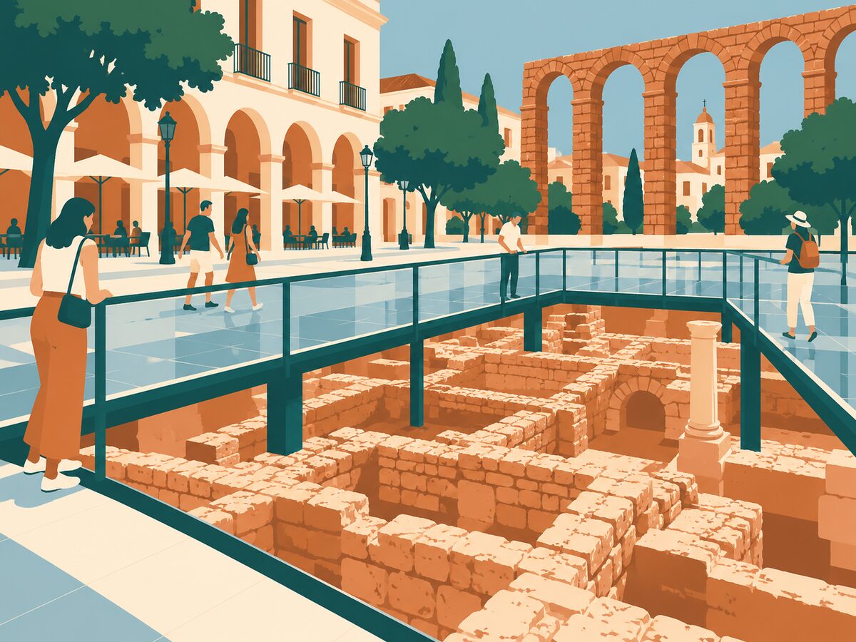 Mérida licita la integración visitable de restos arqueológicos en Santa Eulalia