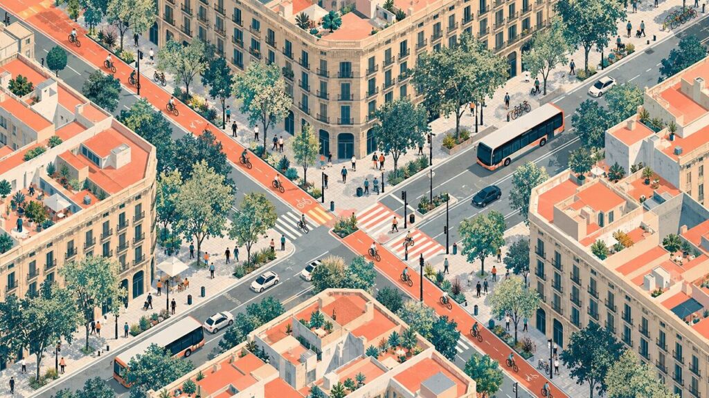 Barcelona somete a información pública el carril bici de Marina entre Ausiàs Marc y Diputació