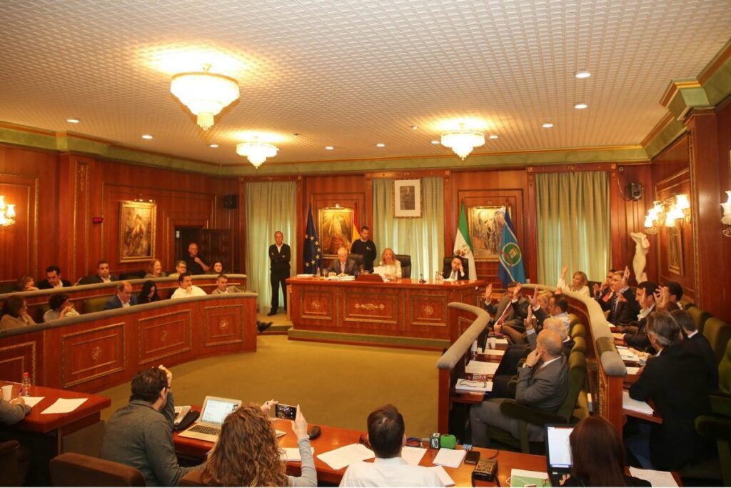 Pleno del Ayuntamiento de Marbella