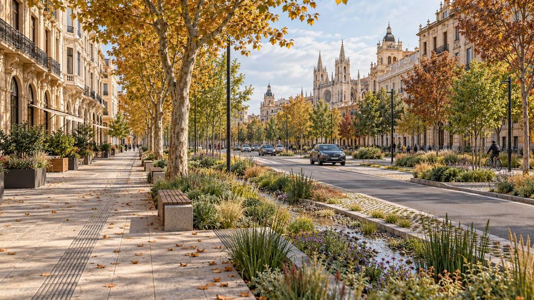 León licita la mejora ambiental de la avenida de Madrid por 1,52 millones