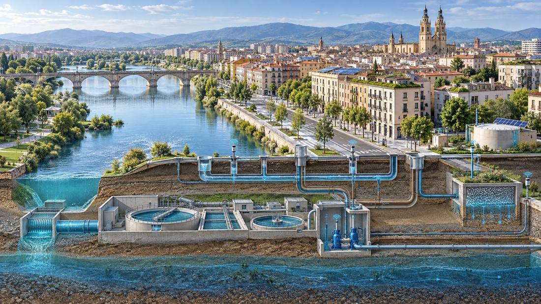 Logroño despliega 14 medidas para digitalizar el ciclo urbano del agua