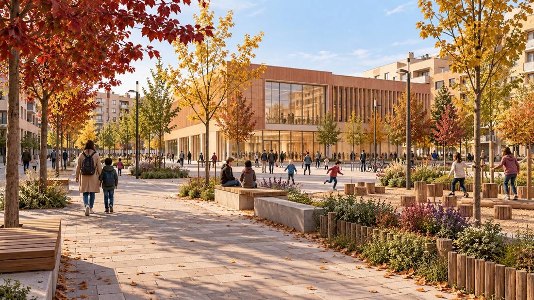 Pamplona abre a debate el espacio peatonal del futuro Civivox Lezkairu