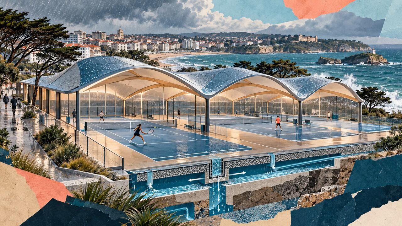Santander adapta cuatro pistas cubiertas a la lluvia y el viento con una obra de 706.387 euros