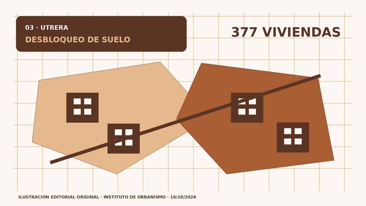 Utrera reactiva Cuesta El Merendero con 377 viviendas pendientes